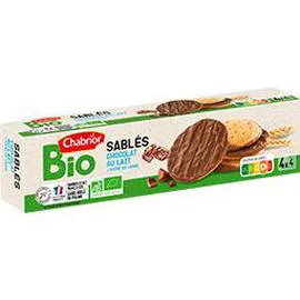 CHABRIOR BIO Sablés chocolat au lait BIO 200g