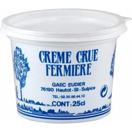 Crème Crue Fermière (25cl)
