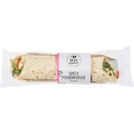Wrap speck poivron roquette (190g)