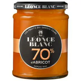 LÉONCE BLANC Confiture abricot 70% 320g