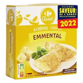 Crêpes emmental (6x50g)