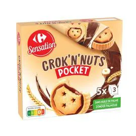 Biscuits Crok'N'Nuts pocket (225g)