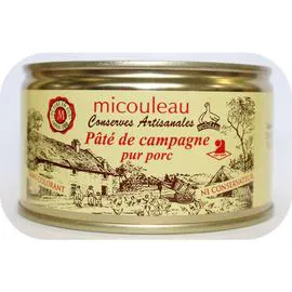 MICOULEAU Pâté de Campagne pur porc 200g