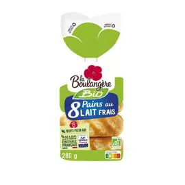 LA BOULANGÈRE Pains au lait bio 280g