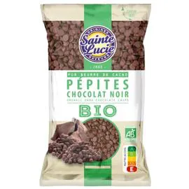 Pépites choco bio Noir pur beurre de cacao (125g)