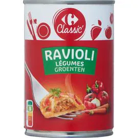 Plat cuisiné Ravioli légumes (400g)