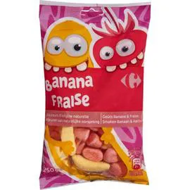 Bonbons banane fraise (250g)