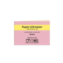 Papier d' à la Rose Le carnet (l'unité)