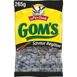 Bonbons Gom's force réglisse (265g)
