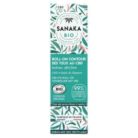 SANAKA BIO Roll-On Contour des Yeux au CBD & Chanvre Bio 15ml