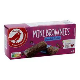 Mini brownies aux pépites de chocolat, sachets individuels (240g)