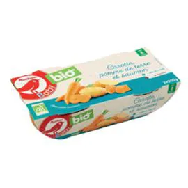 Bol carotte pomme de terre bio au saumon dès 8 mois (2x200g)