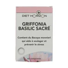 DIET HORIZON Griffonia Basilic Sacré 60 Comprimés l'unité