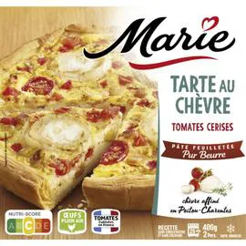 MARIE Tarte au chèvre et tomates cerises 400g