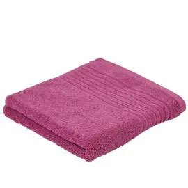 Serviette de bain violet 100% coton 50x90 cm (l'unité)
