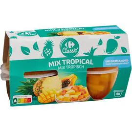 Fruits au sirop Mix Tropical (4x70g)