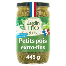 LÉA NATURE, JARDIN BIO ÉTIC Petits pois Bio 450g