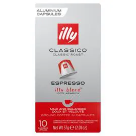 Café capsules Compatibles Nespresso espresso classico (10x5,7g)
