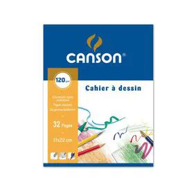 CANSON Cahier De Dessin 32 Feuilles l'unité