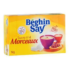 BÉGHIN SAY Sucre morceaux n°4 longs 1kg