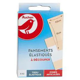 Pansements élastiques à découper (x10)