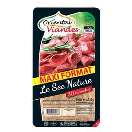 Saucisson sec nature volaille et boeuf Halal (150g)