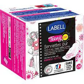 Serviettes jour Teeny Day normal (x14)
