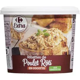 Rillettes de poulet rôti en cocotte (110g)