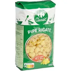CARREFOUR CLASSIC' Pâtes Pipe Rigate 500g