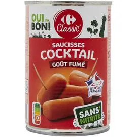 Saucisses cocktail goût fumé (400g)