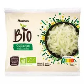 AUCHAN BIO Oignons émincés 600g