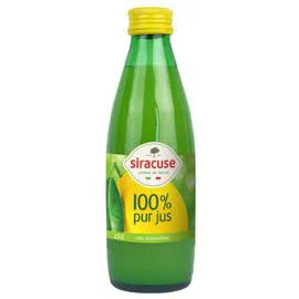 Jus de citron pur jus de Sicile (25cl)