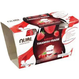 Dessert Tiramisu fraise (2x100g)