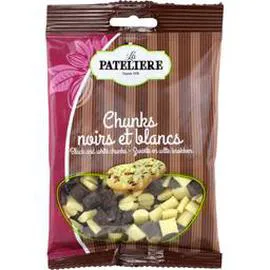 100% Naturel - Pépites chunks noirs et blancs (100g)