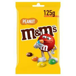 Bonbons chocolat au lait et cacahuètes PEANUT (125g)