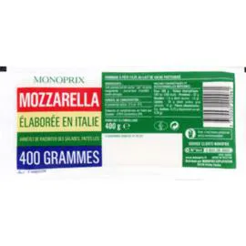 MONOPRIX Mozzarella 400g