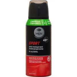 Déodorant Spray Sport 48h fraîcheur intense (100ml)