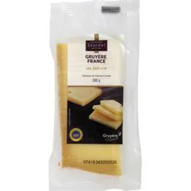 MONOPRIX GOURMET Gruyère France au lait cru 200g