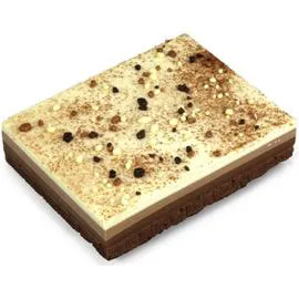 Gâteau entremet 3 chocolats 6/8 parts (l'unité)