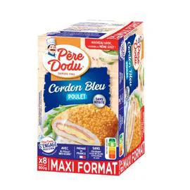 DOUCE FRANCE, PÈRE DODU Cordon Bleu de poulet 800g