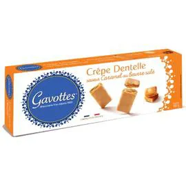 GAVOTTES Biscuits crêpe dentelle caramel 60g