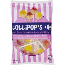 Sucettes assortiment (192g)
