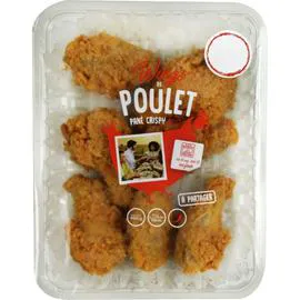 Wings de poulet halal pané Crispy (450g)