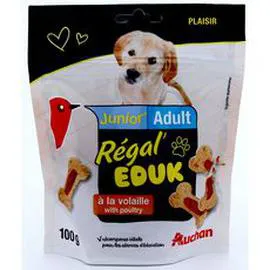 Junior-Adult friandises régal'eduk à la volaille pour chien (100g)