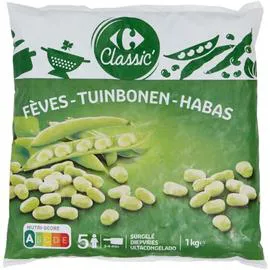 CARREFOUR Fèves fines 1kg