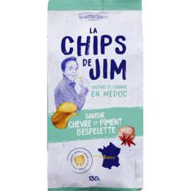Chips Chèvre et Piment d'Espelette (130g)