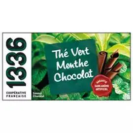 Thé vert menthe saveur chocolat (40g)