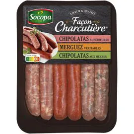 Saucisses façon charcutière (330g)
