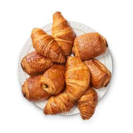 CARREFOUR Assortiment de pains au chocolat et croissants x10
