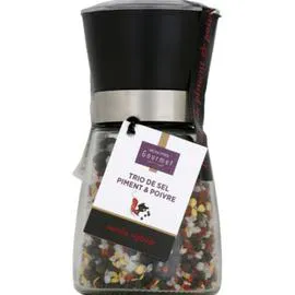 MONOPRIX GOURMET Trio de sel, piment & poivre 140g